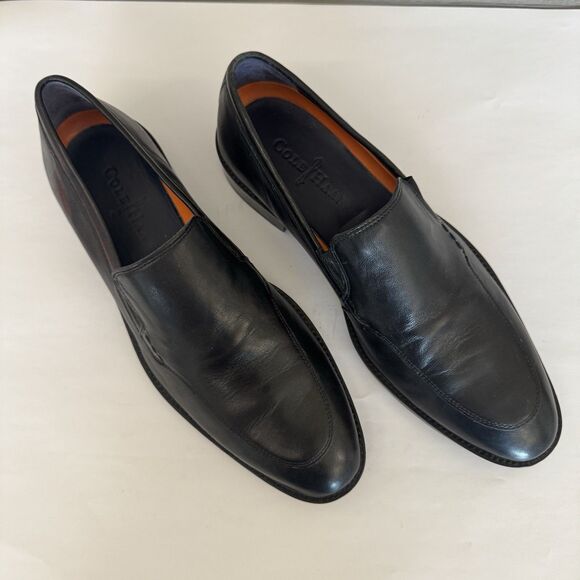 Cole Haan Lenox Hill Venetian Black Leather Loafers Men 7 Slip On Casual Classic - Picture 4 of 15
